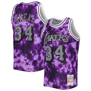 Stupendo Carino Shaquille O'Neal Los Angeles Lakers 1996/97 Galaxy Swingman Jersey Purple  per la Gara Importante