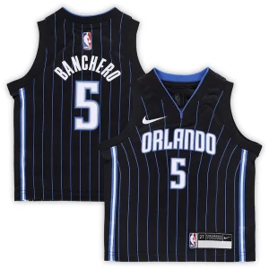 Versatile Stupendo Accattivante Paolo Banchero Orlando Magic Nike Toddler Swingman Player Jersey Icon Edition Black  per la Gara Importante