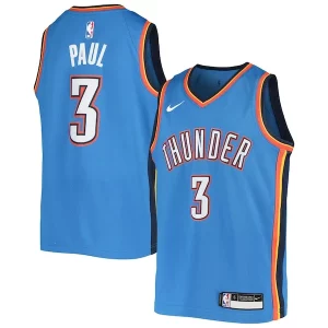 Robusto Eccezionale Ottimo Chris Paul Oklahoma City Thunder Nike Youth Team Swingman Jersey Blue  per la Gara Importante