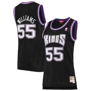 Resistente Stupendo Jason Williams Sacramento Kings Women's 2000/01 Hardwood Classics Swingman Jersey Black  per la Gara Importante