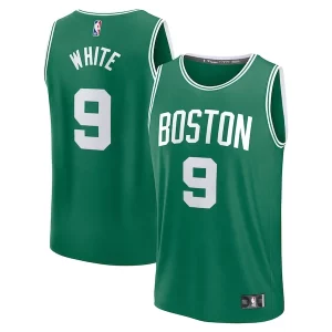 Magnifico Derrick White Boston Celtics Fast Break Replica Player Jersey Icon Edition Kelly Green  per la Gara Importante