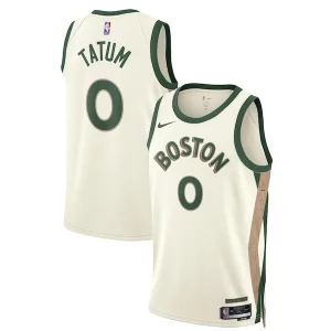 Incantevole Jayson Tatum Boston Celtics Nike Unisex 2023/24 Swingman Jersey White City Edition  per la Gara Importante