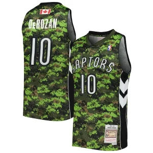 Raffinato Sofisticato DeMar DeRozan Toronto Raptors 2011/12 Hardwood Classics Swingman Jersey Camo  per la Gara Importante