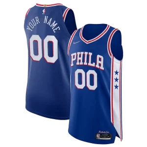 Duraturo Comodo Magnifico Philadelphia 76ers Nike 2021/22 Diamond Authentic Custom Jersey Icon Edition Royal  per la Gara Importante