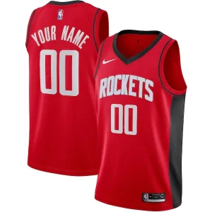 Fascinante Houston Rockets Nike Custom Swingman Jersey Icon Edition Red  per la Gara Importante