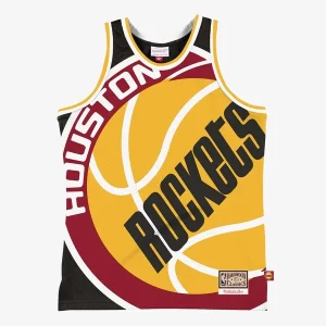 Gorgeous Duraturo Houston Rockets Hardwood Classics Blown Out Fashion Jersey Black  per la Gara Importante