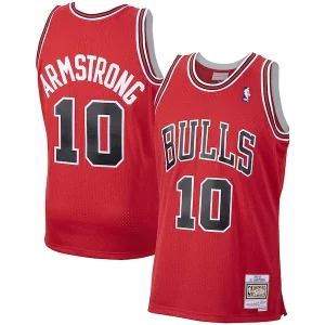 Eccezionale Splendido Duraturo B. J. Armstrong Chicago Bulls 2001/02 Hardwood Classics Swingman Jersey Red  per la Gara Importante