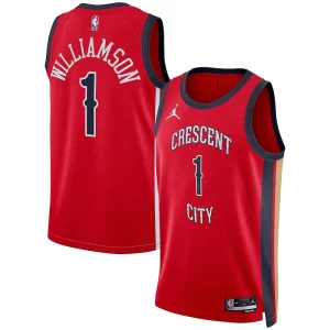 Attraente Delizioso Gorgeous Zion Williamson New Orleans Pelicans Jordan Brand Unisex Swingman Jersey Statement Edition Red  per la Gara Importante