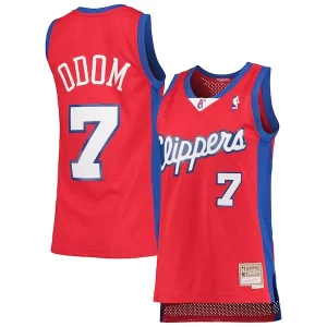 Meraviglioso Lamar Odom LA Clippers Women's 2000/01 Hardwood Classics Swingman Jersey Red  per la Gara Importante