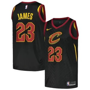 Ottimo Meraviglioso Comodo LeBron James Cleveland Cavaliers Nike Swingman Player Jersey Statement Edition Black  per la Gara Importante