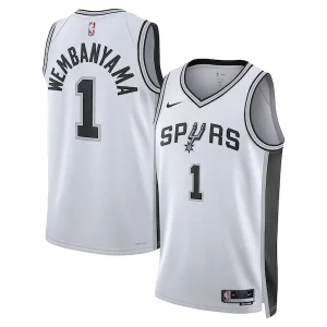 Eccezionale Comodo Victor Wembanyama San Antonio Spurs Nike Unisex Swingman Jersey Association Edition White  per la Gara Importante