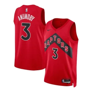 Cool OG Anunoby Toronto Raptors Nike Unisex Swingman Jersey Icon Edition Red  per la Gara Importante