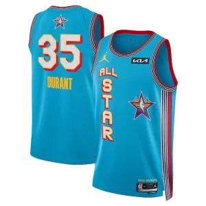Splendido Kevin Durant Jordan Brand Unisex 2025 NBA All Star Game Swingman Player Jersey Light Blue  per la Gara Importante