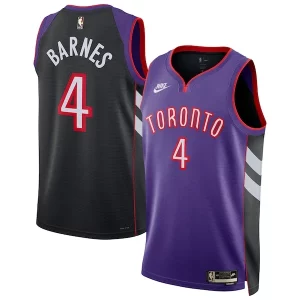Carino Fascinante Meraviglioso Scottie Barnes Toronto Raptors Nike Unisex 2024/25 Swingman Jersey Purple Classic Edition  per la Gara Importante
