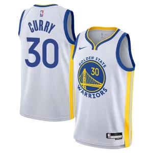 Versatile Splendido Fascinante Stephen Curry Golden State Warriors Nike Youth Performance Swingman Jersey Association Edition White  per la Gara Importante
